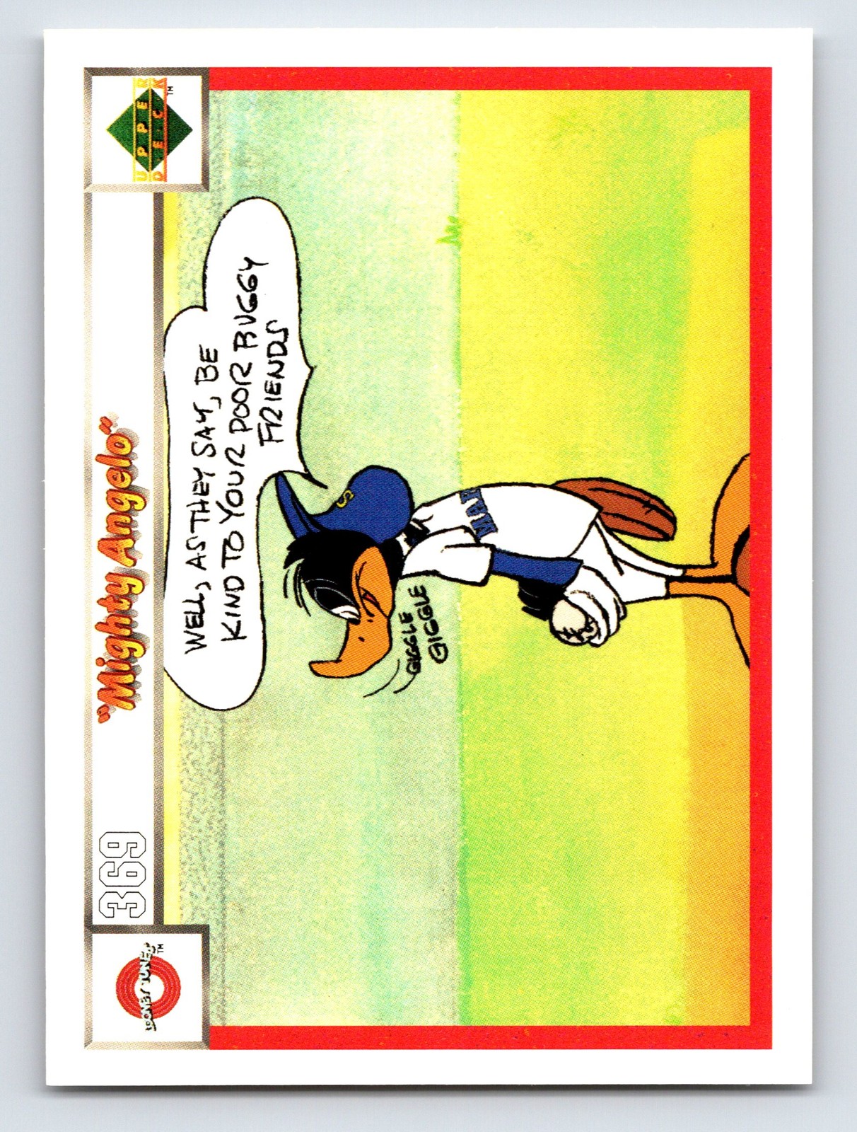 1990 Upper Deck Comic Ball Mighty Angelo #369 / 372
