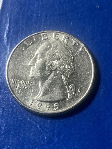 1995 D Washington Quater, Error With Multiple Repunched  Mint Marks 