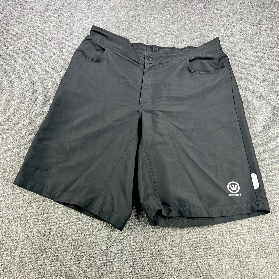 Canari Shorts Mens XL Black Cycling Baggy Mountain Biking Trail Outdoor - Image 2 of 4