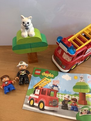 Used Lego DUPLO 10901 Firefighter Rescue With Lights And Sound