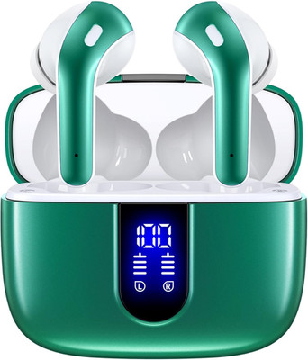 Bluetooth Headphones True Wireless Earbuds 60H Playback LED Power Display Earpho