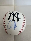 ⚾️ Aaron Judge Signed New York Yankees Logo Baseball TAA COA 724