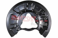 Metzger Spritzblech, Bremsscheibe Hinterachse, Links U.A. FüR Hyundai, KIA
