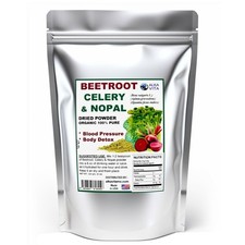 Beetroot Celery & Nopal Blood Pressure Support Natural Dried Powder By ALKAVITA