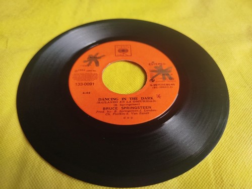 BRUCE SPRINGSTEEN Dancing in the Dark ECUADOR RARE 7 (Hear) - Picture 4 of 4