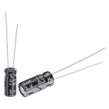 10uF 63V 5x11mm Electrolytic Capacitor Radial Leads Aluminum Capacitors 50Pcs
