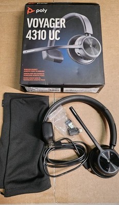 Plantronics by POLY Voyager 4310 UC Single Ear Wireless Bluetooth Headset 