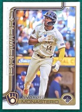 Andruw Monasterio -  2025 Topps #581 - Milwaukee Brewers Baseball Card