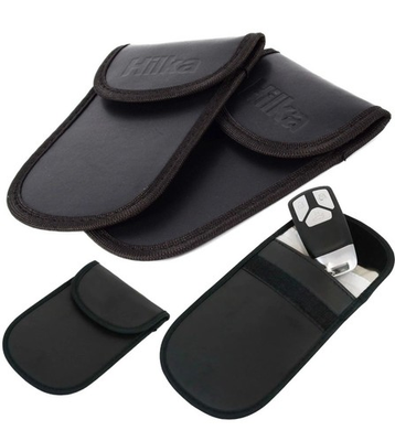 #ad #ad 2PC HILKA Anti Theft Car Key Signal Blocker Faraday Pouch RFID Keyless Card Fob GBP 9.95