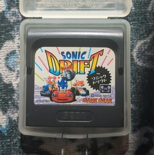 Sonic Drift (JP import) w/ OEM cartridge case for Sega Game Gear