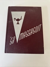 ‘58 Massasoit Springfield College Yearbook 1958 Springfield MA