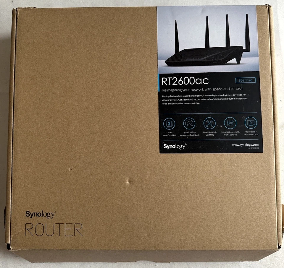 Router Synology RT2600AC 4x4 Gigabit de doble banda Foto 4 de 4