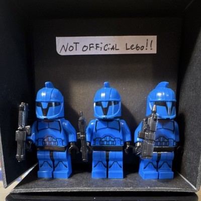 Custom Printed lego Senate Commando Minifigure lot  Star Wars