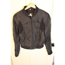 Lululemon Athletica Black Lightweight Bomber Jacket Size 4