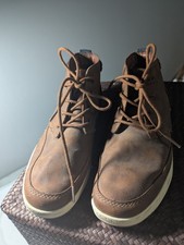 G.H. Bass Atwater Mens SIZE 9 British Tan Mid Top Chukka Boots