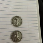 Walking Liberty Half Dollars 1943 and 1946