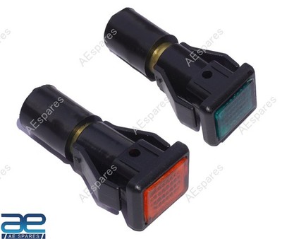 Instrumentation Dashboard Green Orange Lamp Indicator For Vespa PX PXE 77-83 @WE
