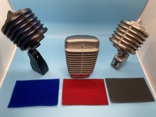 OEM RED Windscreen Sponge FRONT For Vintage Shure 51 Turner s34x or Heil Fin Mic