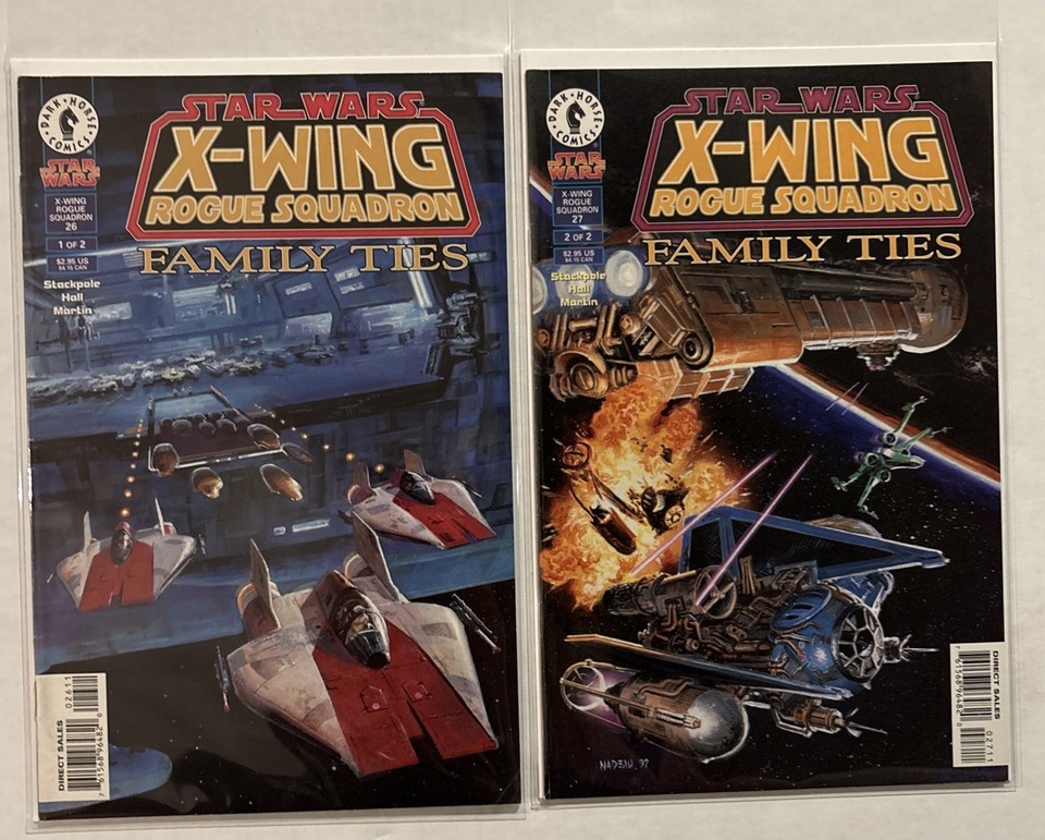 Dark Horse Comics Star Wars X-Wing Rogue Squadron Family Ties 1-2 ...