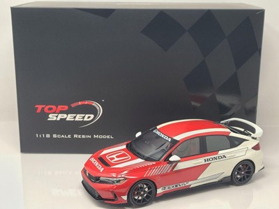 ミニカー 1/18 Honda Civic Type R 2023 #1 pace car Honda Civic TYPE R #1 2023 Pace Car Red in 1:18 scale by