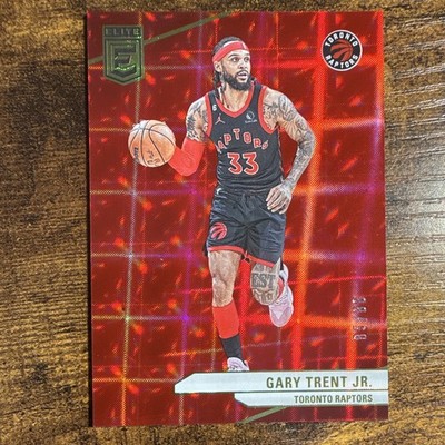 Panini 2023-24 Donruss Elite Gary Trent Jr. Raptors #199 Hyper Red Int'l /88