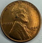 1944 D Uncirculated Lincoln Wheat Cent Exact Coin Imaged #LWC1695