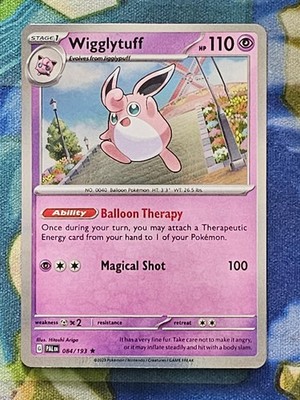 Wigglytuff 084/193 Rare Paldea Evolved Pokemon Holo NM/M