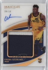 2020 Panini Immaculate Premium Gold 6/10 Udoka Azubuike #PPA-UDO Patch Auto 1a07