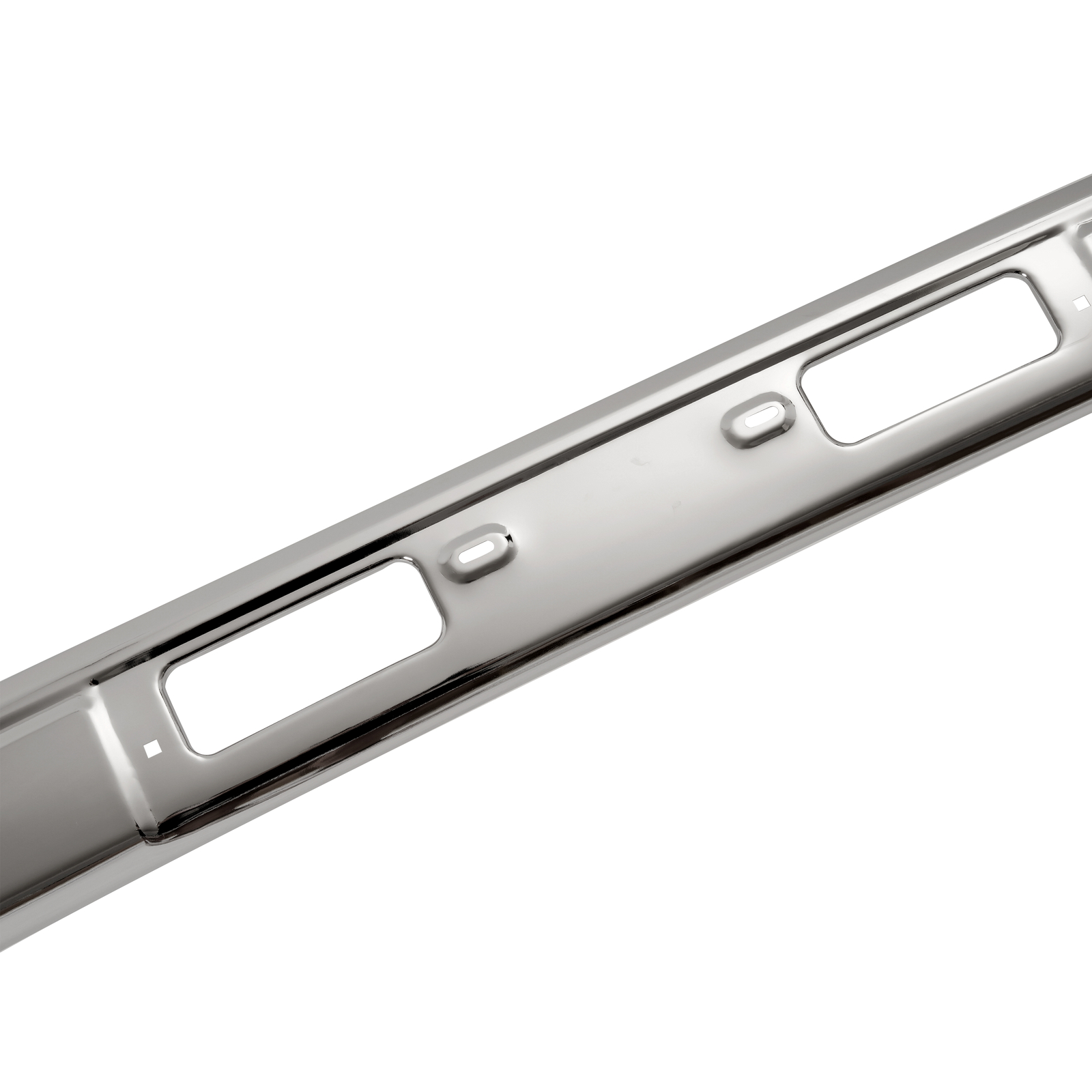 Front / Rear Step Bumper Face Bar For Toyota Pickup 1984-1988 W/ Fog Light Holes