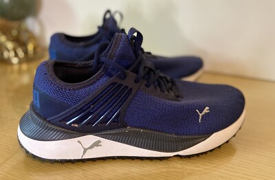 PUMA Men's 7.5 Pacer Future Street Knit Sneakers Cobalt Blue
