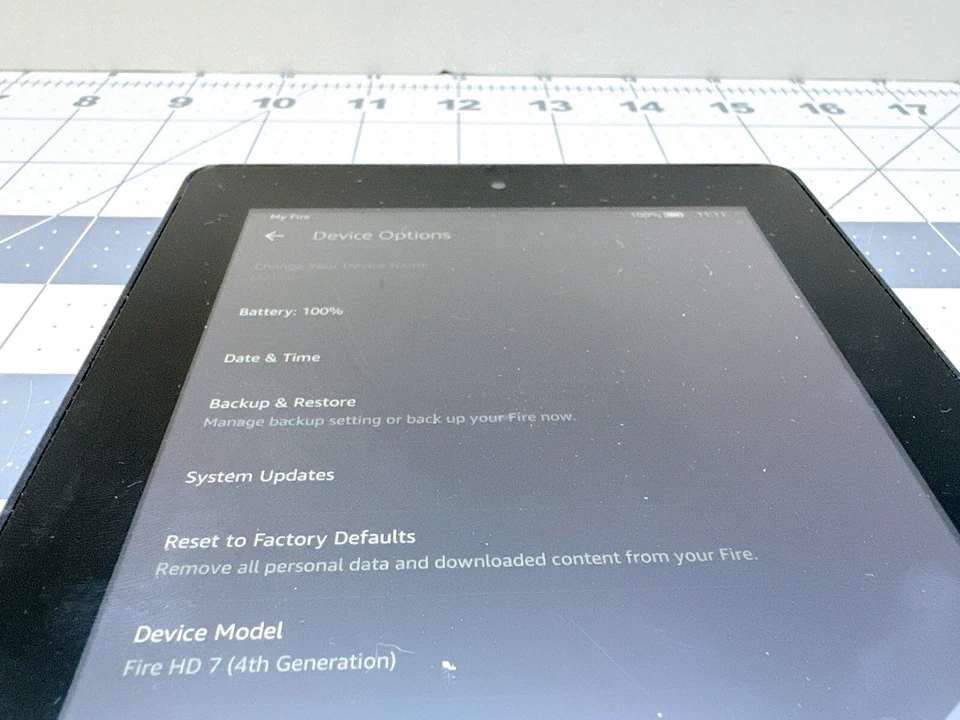 Amazon Fire HD 7 4ª Generación 7" 8GB WiFi Bluetooth Negro Modelo SQ46CW Foto 2 de 4