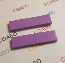2 x  Lego  2431 Tile 1 x 4 - MEDIUM LAVANDER
