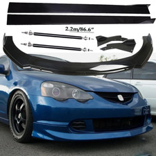 Front Bumper Lip Spoiler Diffuser Splitter Rear Side Skirt For 02-04 Acura Rsx Front Bumper Lip Spoiler Diffuser Splitter Rear Side Skirt For 02-04 Acura Rsx