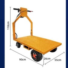 Elektryczny ręczny wózek płaski składany wózek podnośnik ładunkowy dostawczy furgonetka