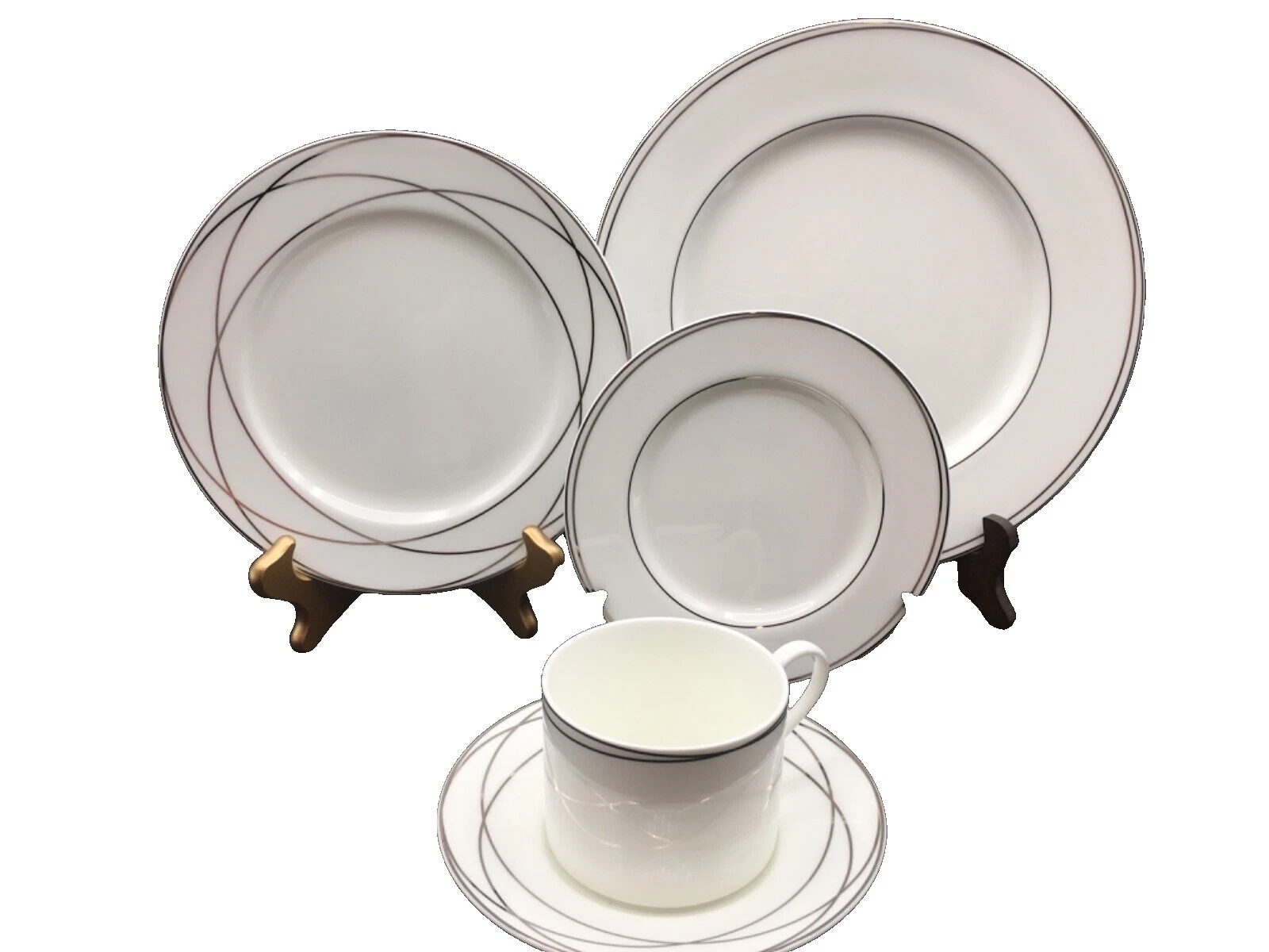 Pratos de Jantar Ralph Lauren Geométrico