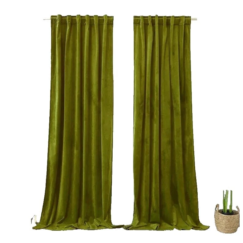 Cortinas de Ventana Moderna Algodón Blackout