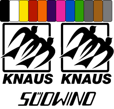 KNAUS  SÜDWIND ver2 aufkleber sticker wohnmobil camper wohnwagen caravan