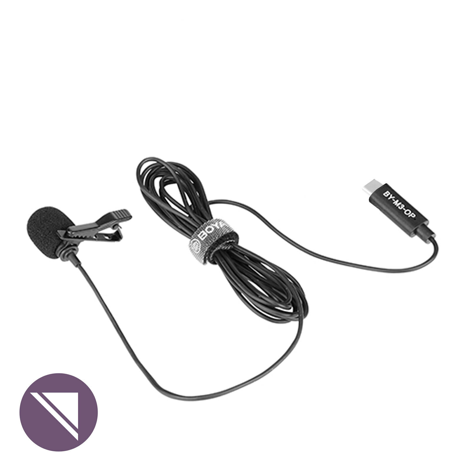 BOYA By-m3-op Clip-on Digital Lavalier Microphone For DJI Osmo Pocket