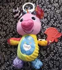 Lamaze Oily Oinker Piggy Pig Sensory Baby Play & Grow Rattle Link Toy