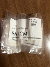 6 Pcs MCM 27-400 Male BNC to Male RCA Adaptor