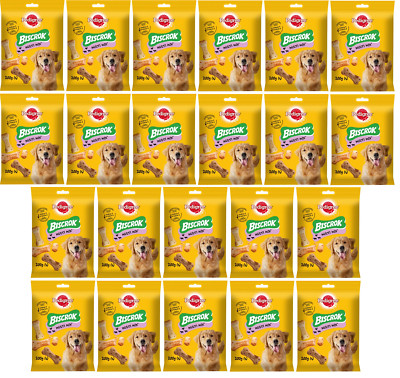 Hundesnack Pedigree Biscrok Hundeleckerlis Knusprige Kekse Multi Mix 22x200g