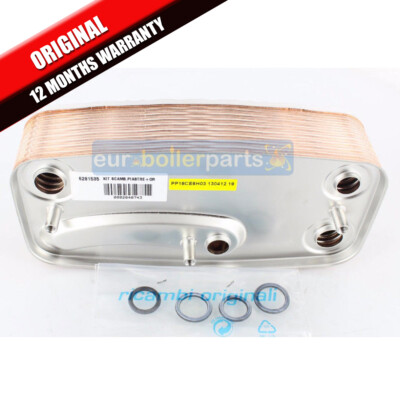 SIME FORMAT 80C & 100C DHW PLATTENWÄRMETAUSCHER 6281535 WAS 6281508 BRANDNEU