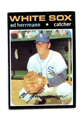 1971 Topps Baseball Card #169 Ed Herrmann White Sox EX-MT