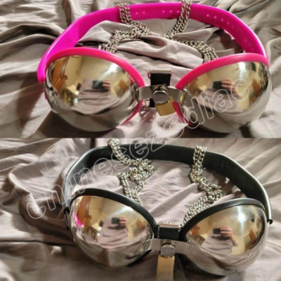 Stainless Steel Bra Female Chastity Device Protection Limit Belt Cosple Game