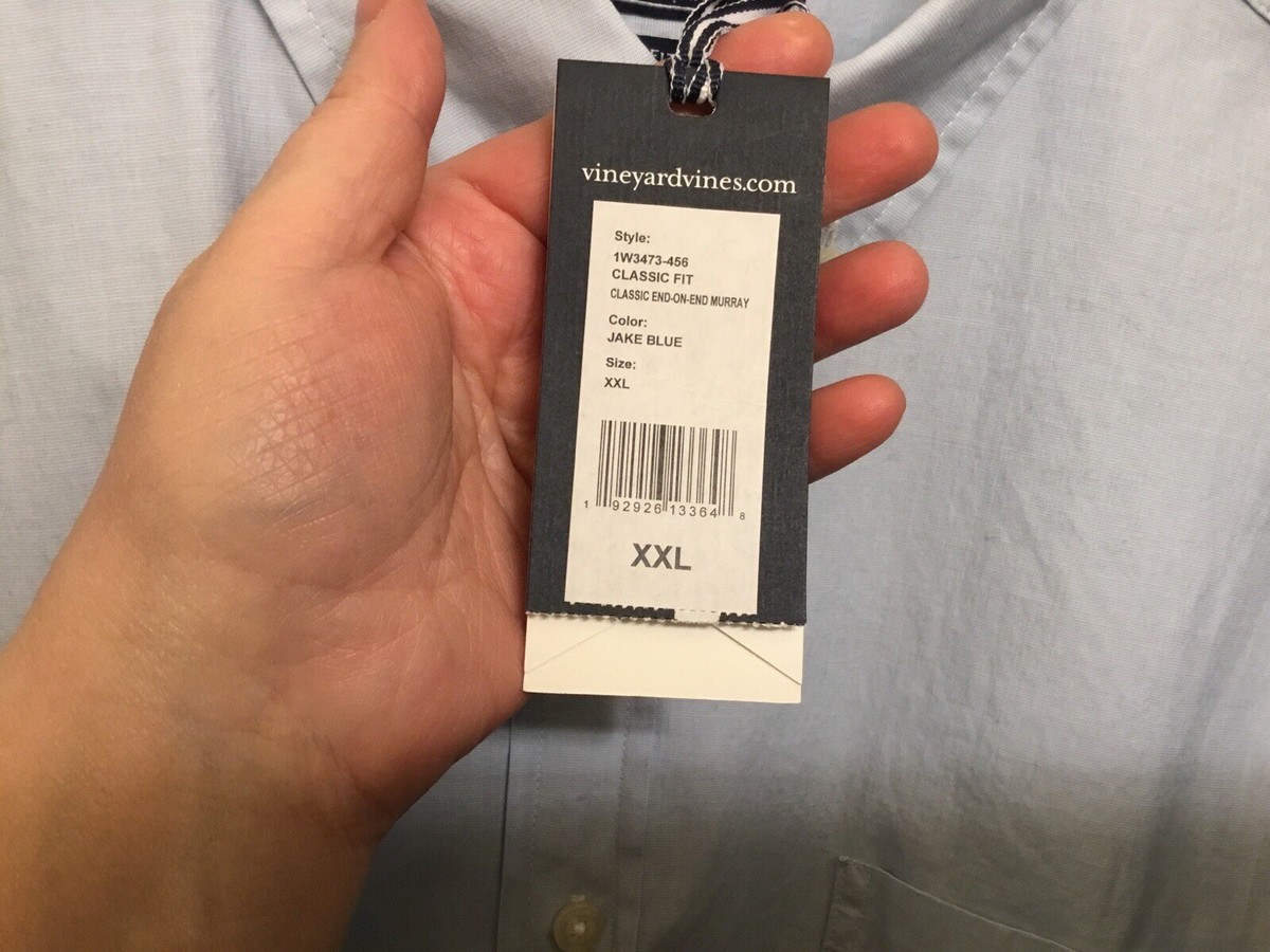 二本セット Vineyard Vines Men's Shirt Button Down Classic fit ￼Shirt Cotton