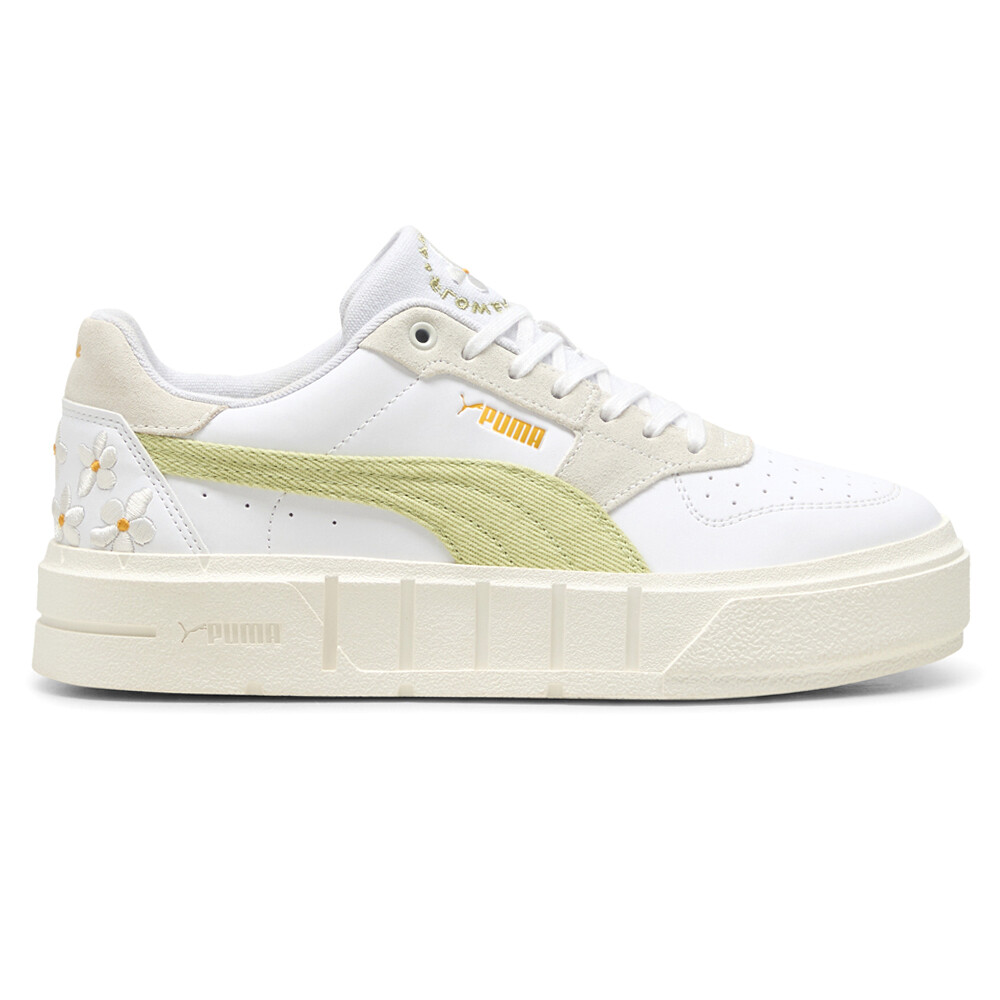 Женские зеленые кроссовки на шнуровке с вышивкой Puma Cali Court, повседневная обувь 39882801