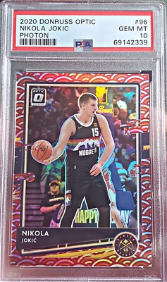 2020 Panini Donruss Optic Nikola Jokic Photon SSP PSA 10 GEM MINT 
