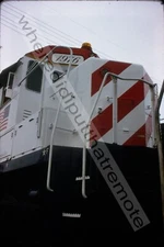 Original Slide BN Burlington Northern 1976 EMD GP9 8-1-1975 Cicero ILL (NK)