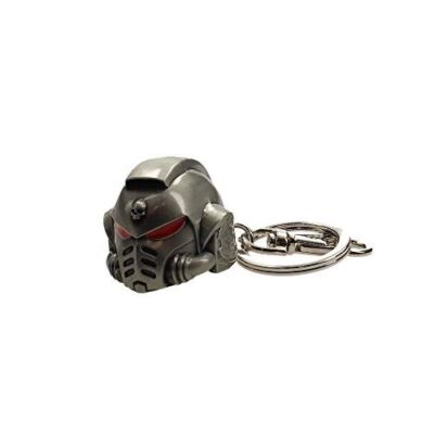 Warhammer 40.000 Space Marine Primaris Helm [Silber] Metall Schlüsselanhänger Schlüsselring