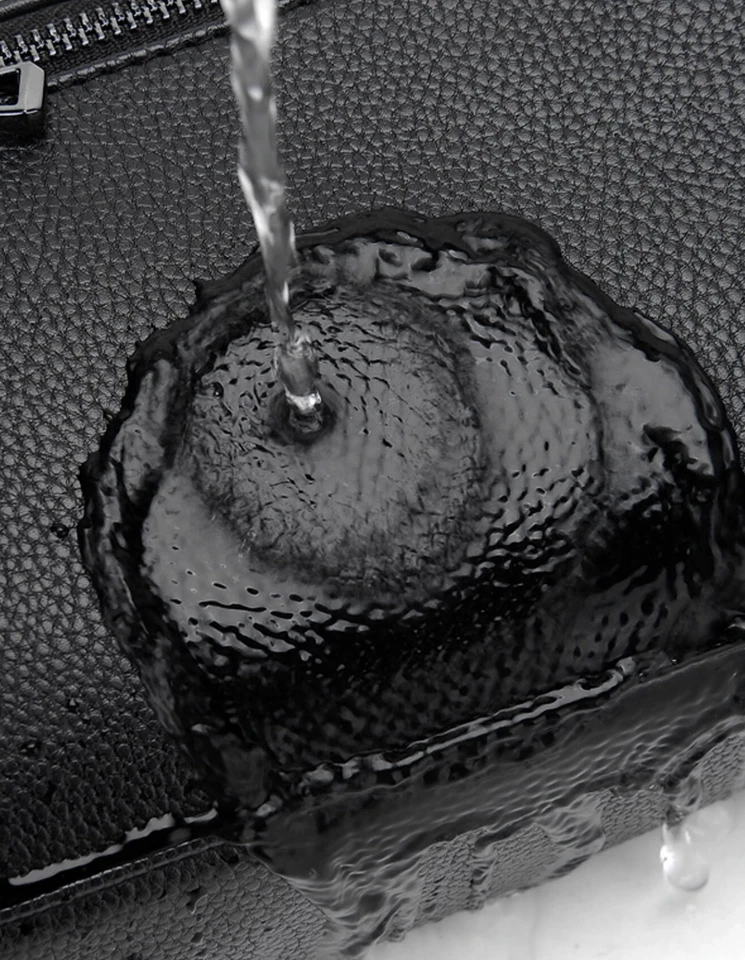 Bolsas de Mano Carteras Para Hombre Billetera Monedero Bolso en Piel Cuero - Imagem 4 de 4